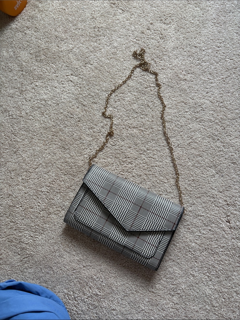 Plaid crossbody bag